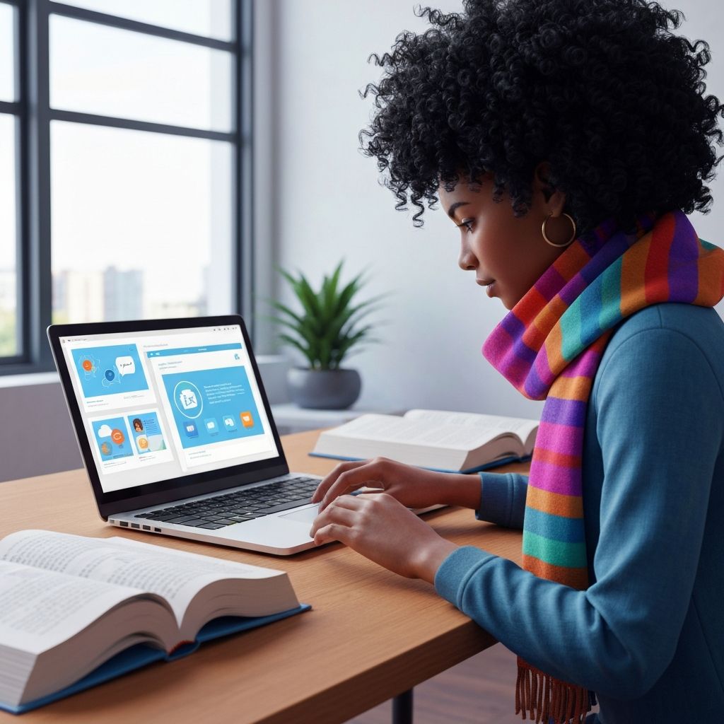 Modern online learning environment